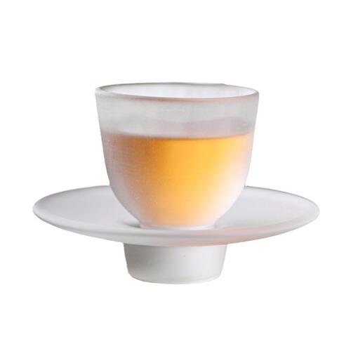 Japanese style glass atomizer cup crystal glass tea cup master cup single kung fu tea set drinking tea cup tea cup