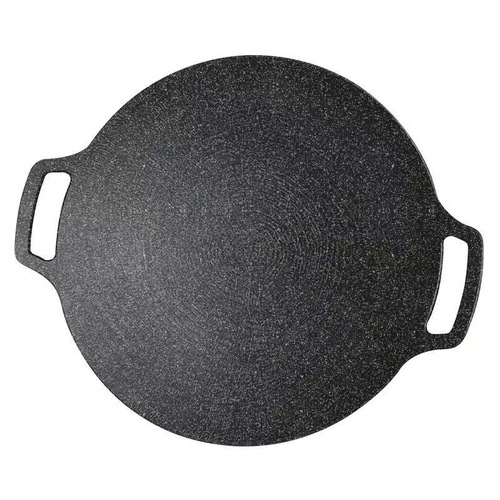 Korean medical stone non-stick baking pan commercial camping camping outdoor baking pan cassette stove iron plate barbecue meat plate BBQ