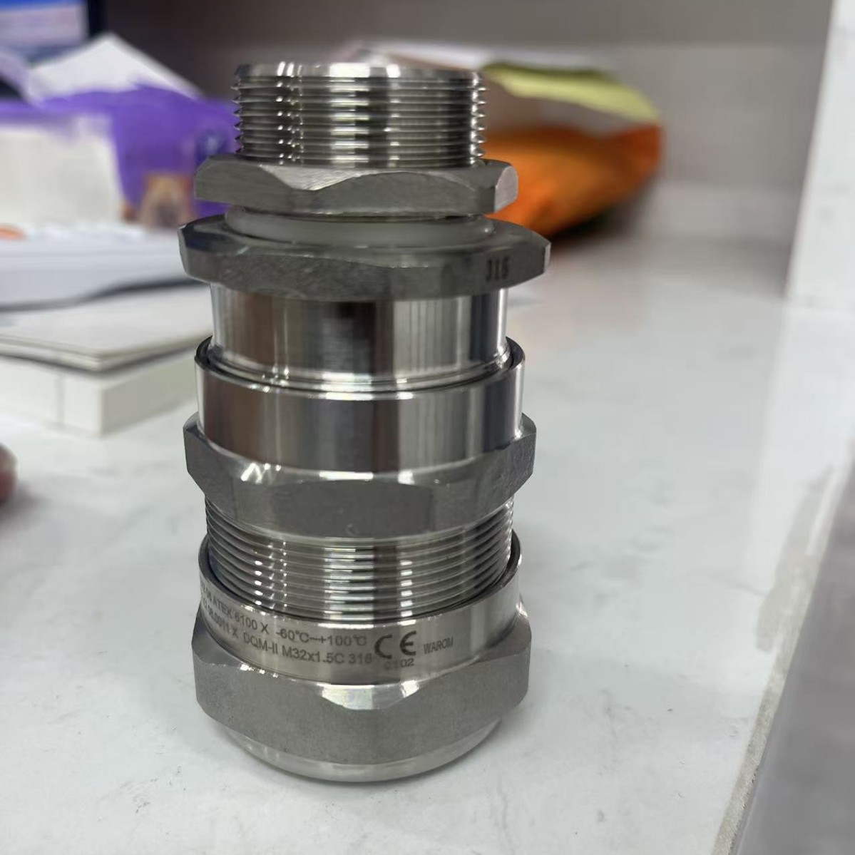 华荣新黎明科技飞策合隆防爆电缆夹紧格兰ATEX IECX EAC CTUR认证