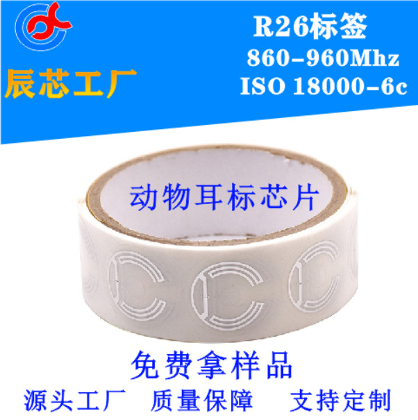 定制RFID动物电子耳标猪牛羊耳标芯片畜牧业射频超高频电子标签贴