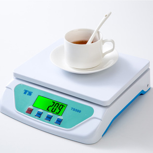 15kg 0.5g Square Abs High-Precision Digital Kitchen Bench Scale Pet Weight Scale Cat and Dog Food Scale Weighing Ration