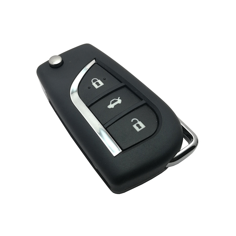 汽车防盗器遥控钥匙金属433学习代码/滚动代码遥控器用于门禁安防