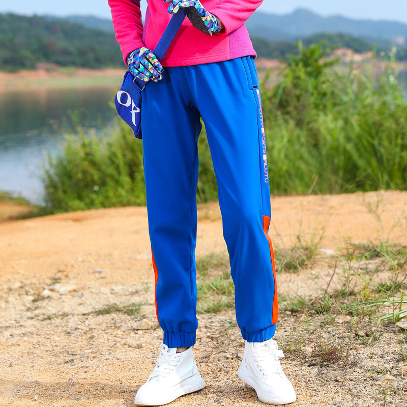 Outdoor Sports Leggings Women's Pants Windproof Waterproof Warm Mountaineering Hiking Fleece Soft Shell Pants Women's Quick-Drying
