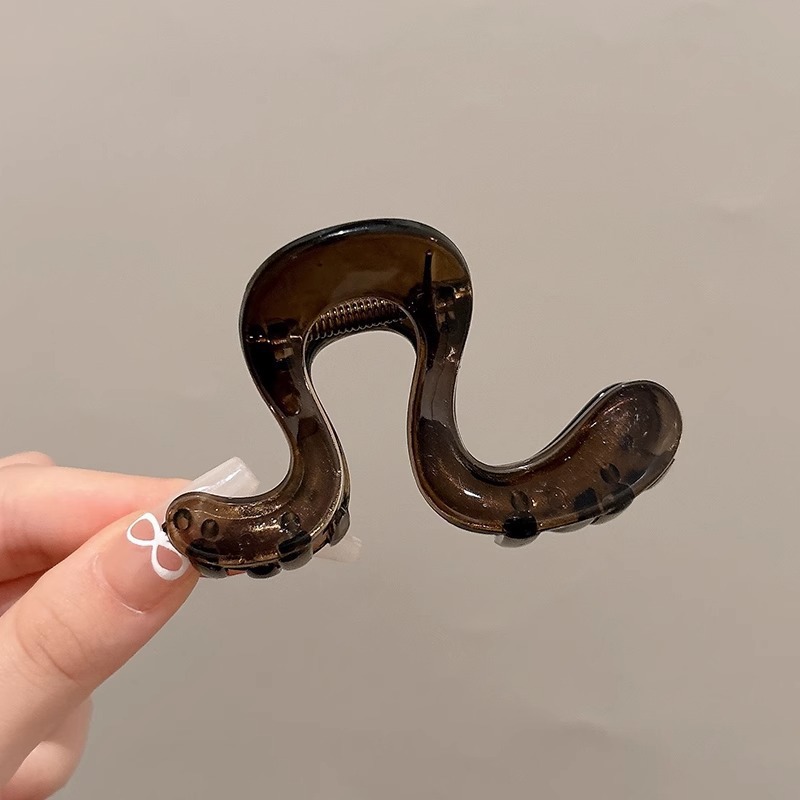 2025 estilo coreano nuevo clip de tiburón grande temperamento elegante pinza para el cabello de alta calidad para mujer