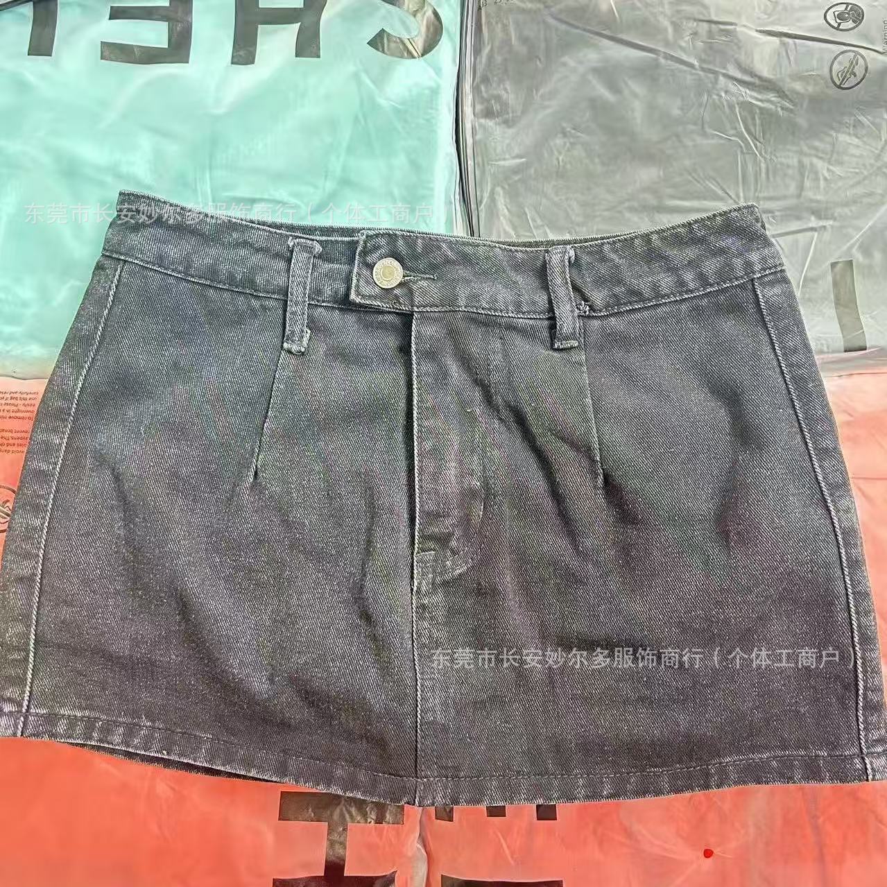Pantalones Cortos de Mezclilla para Mujer de Mezclilla de Algodón