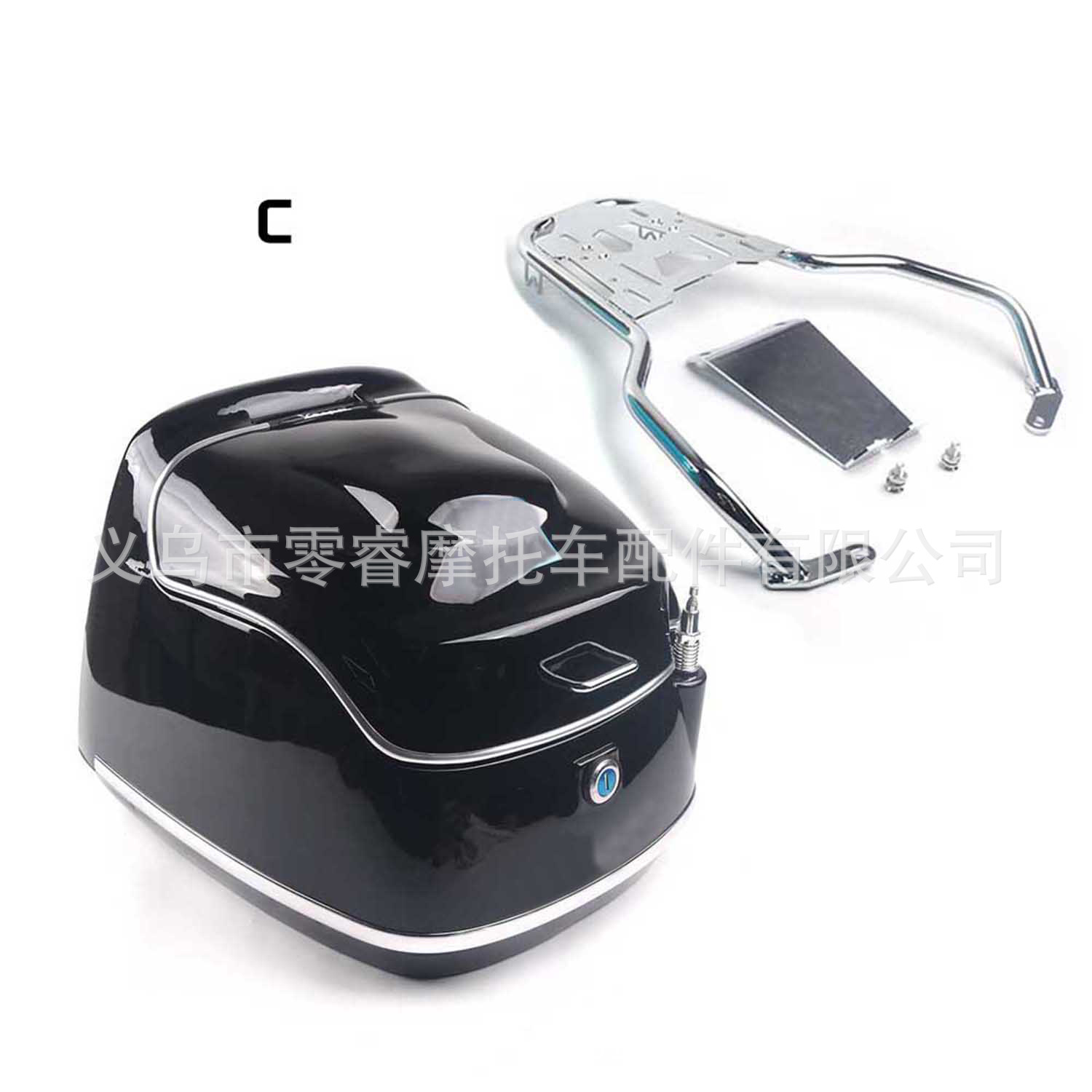 Motorcycle Accessories Trunk Rack Motorcycle Trunk High-Pressure Buffer Riding Trunk Rack