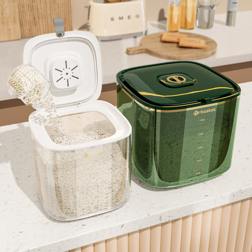Rice bucket household 20 catties insect-proof and moisture-proof sealed bucket rice box food-grade flour storage tank thickened rice rice cylinder