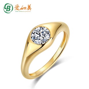 European and American style cross-border simple Joker fashion cultivation diamond ring female PT950 platinum diamond ring wedding factory wholesale