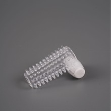 厂家批发震动毛毛虫水晶套锁精束精环刺套配件情趣用品成人用品