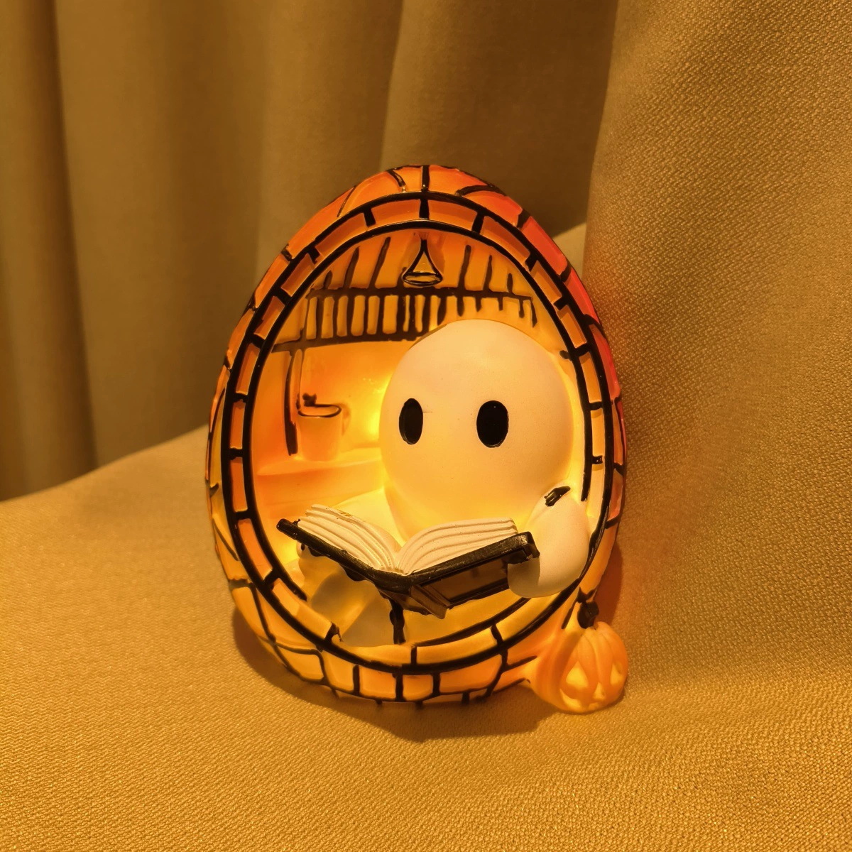 ГлобальнаяHalloween декор для ванной чтения призрак сцена атмосфера креативный настольный декор украшения resin crafts