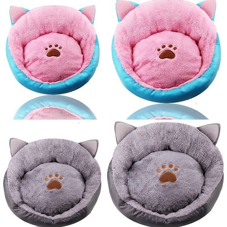 Amazon Round Pet Dog Bed Wholesale Winter Hot Sale Plush Pet Supplies Cat Warm Sleeping Mat in Stock Amazon Round Pet Dog Bed Wholesale Winter Hot Sale Plush Pet Supplies Cat Warm Sleeping Mat in Stock