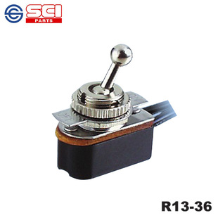 SCI new inlet line small toggle switch R13-36 compact installation conforms to UL CSA ROHS 3A 250V