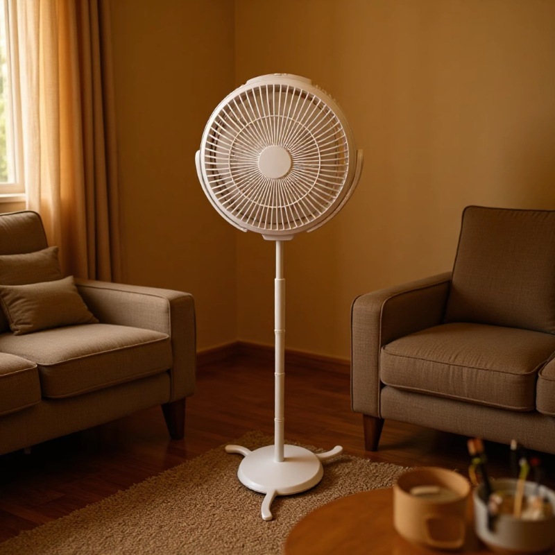 8-Inch Foldable Storage Retractable Fan USB Rechargeable Fan Multifunctional Desktop Floor Fan for Office and Home Use