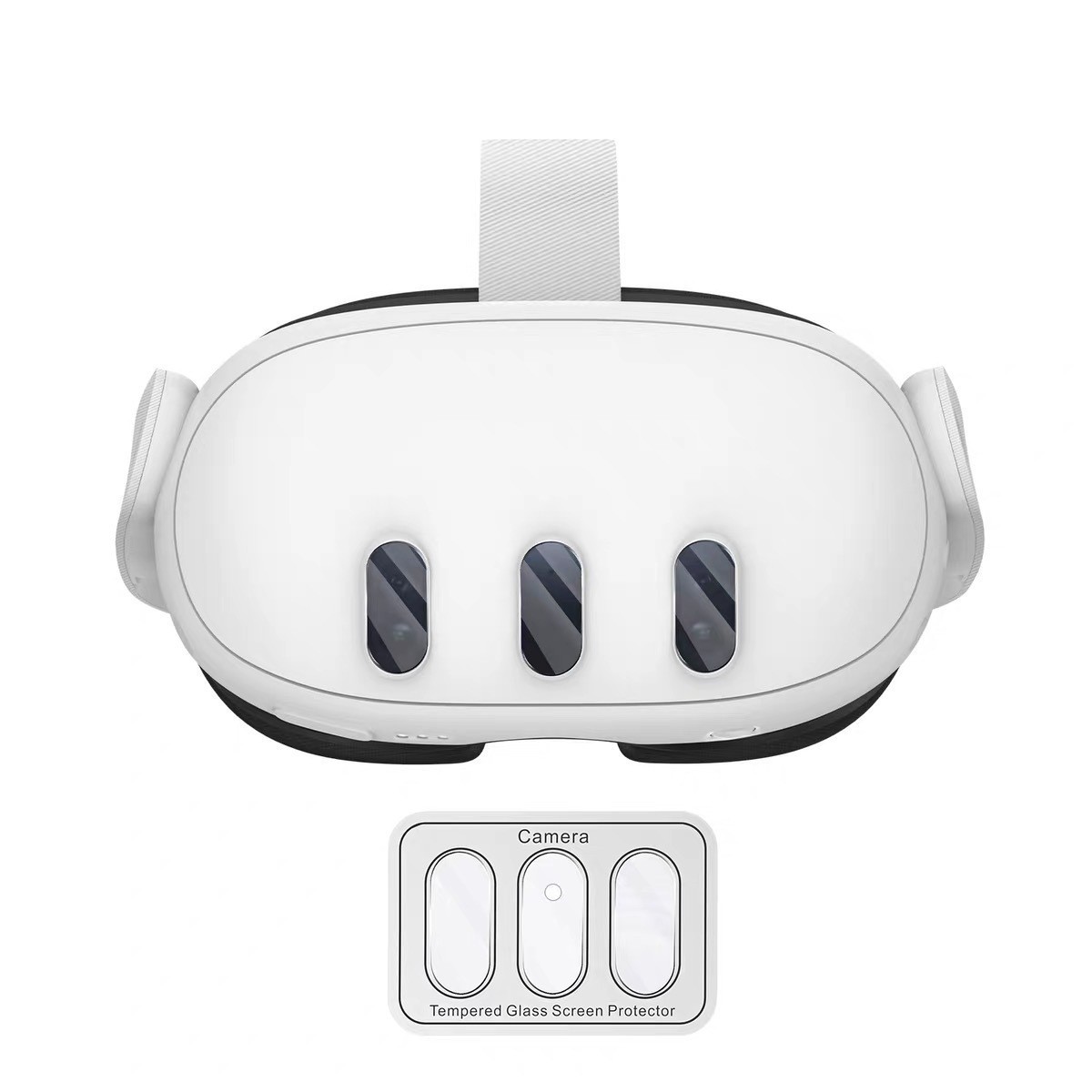 Aplicable meta oculus quest3 adhesivo protector de película templado adhesivo protector de lente de ojo de águila de metal HD anti-rayado