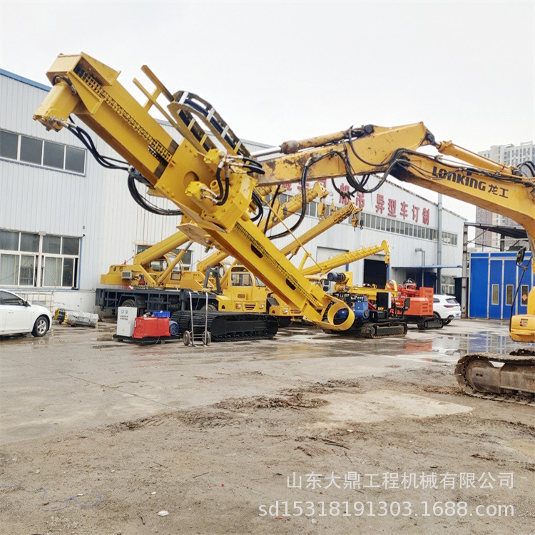 大鼎机械供应挖掘机式打桩机 JP-300挖改螺旋钻机 山地光伏钻孔机