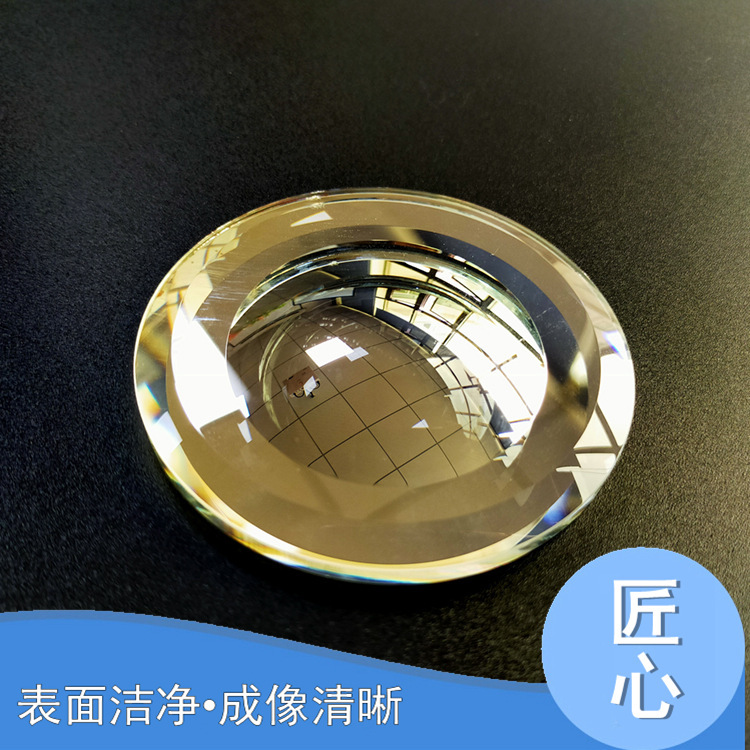 厂家圆形光学透镜中凸透镜玻璃材质透光率高耐高温|ru