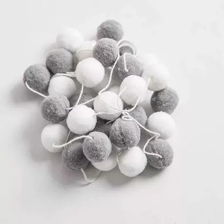Hair ball string: Gray