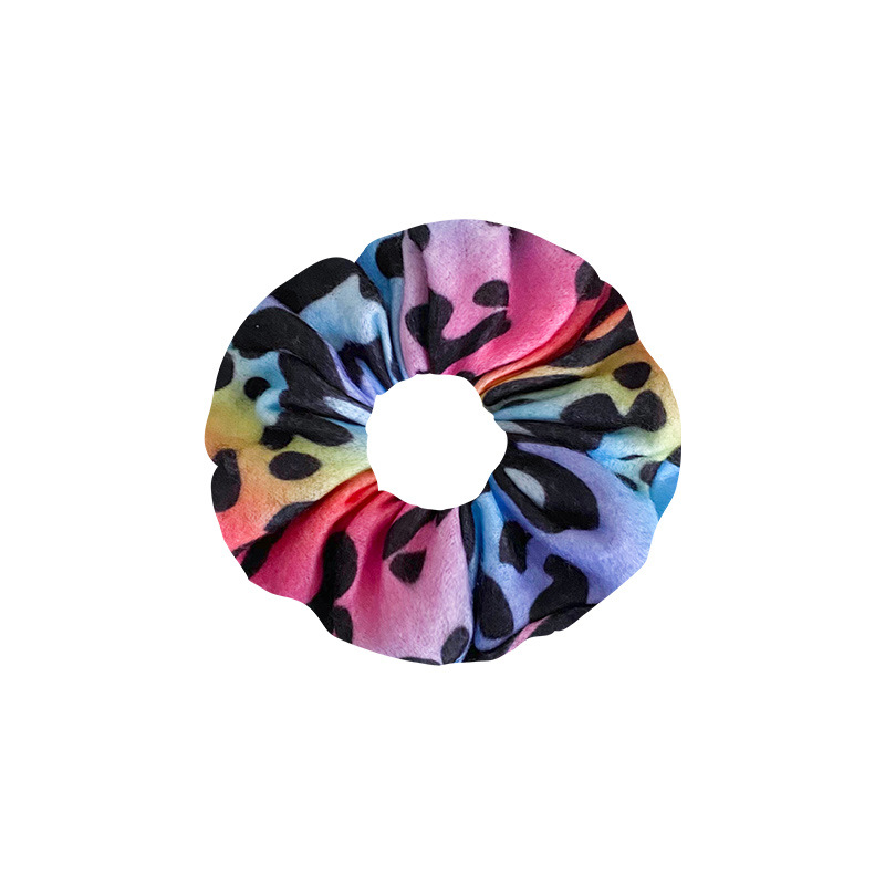 Set de Diadema y Coletero con Estampado de Leopardo de Temu, para SPA, Lavado Facial, Pañuelo para la Cabeza, Accesorios para el Cabello con Estampado Veraniego para Mujer