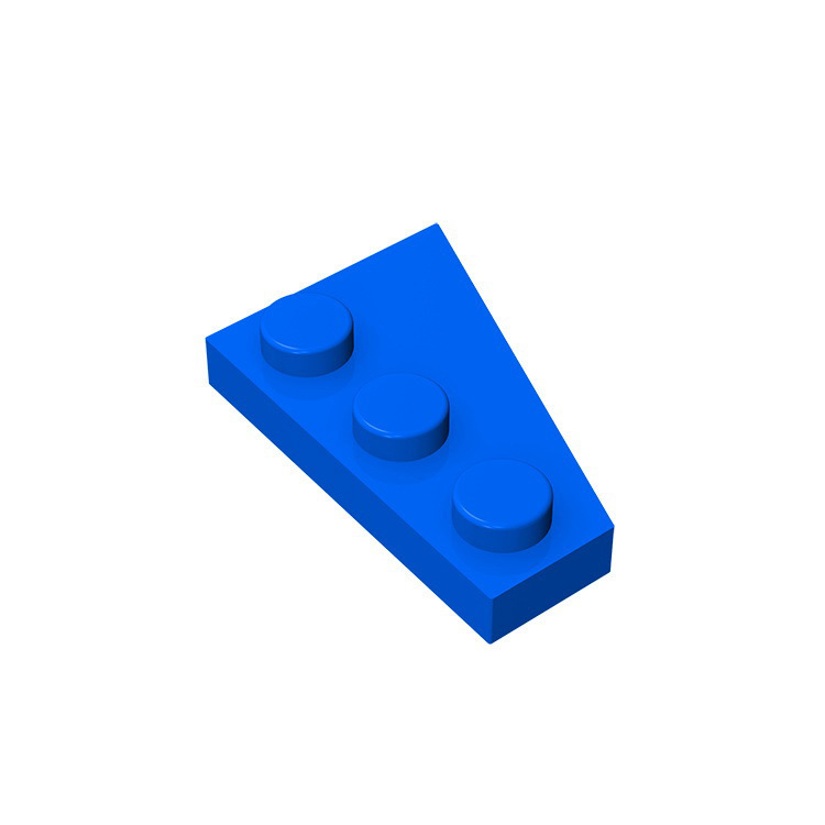 [50g] Compatible with Lego 43723 Small Particle 2X3 Wedge Plate (Left) Spare Parts Mco Cross-Border Building Blocks