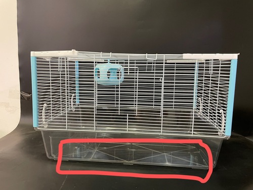 Hamster Golden Bear 70 Transparent Acrylic Bottom Defect Cage Deepened High Transparent Cage Breathable and Comfortable Pet