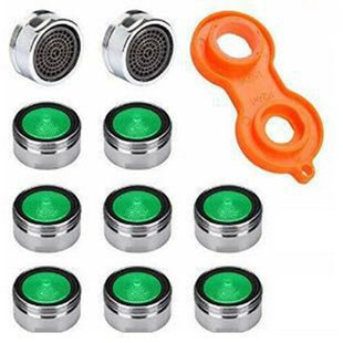 Single-hole faucet bubbler filter nozzle copper nozzle 24 external teeth 22 internal teeth filter screen various nozzle bubbler