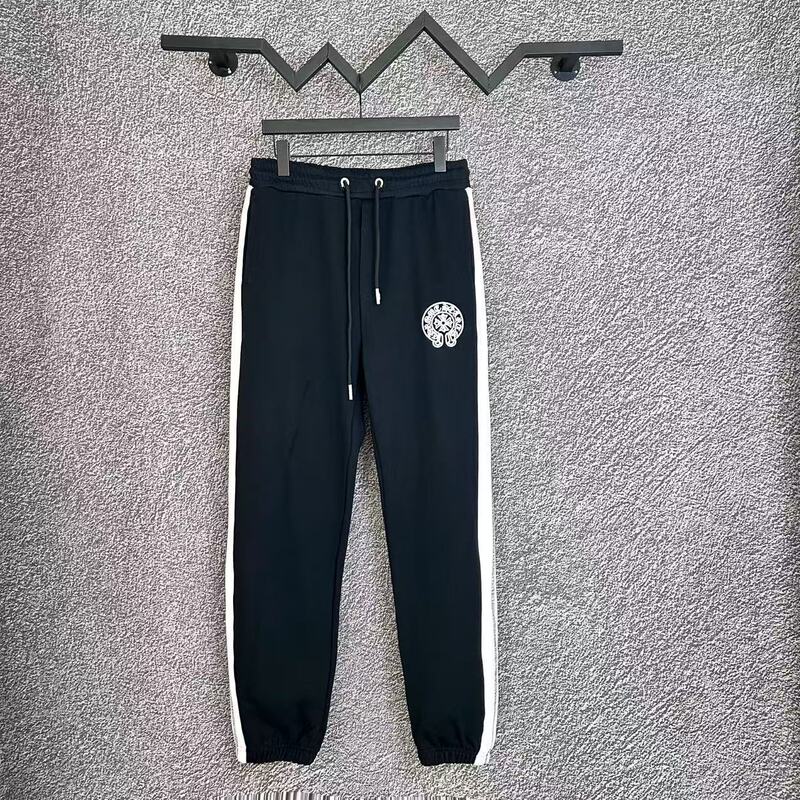2024 Correct High Version Chrome Hearts Sweatpants Collection Chrome Hearts Classic Terry Pants Collection
