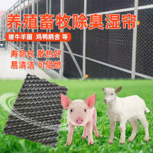 养殖场粉尘除异味凹凸除臭墙湿帘鸡舍氨气净化滤网猪舍臭气网格片