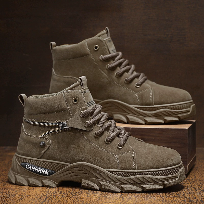 Мужские ботинки Martens K375, демисезонные ботинки‑челси с платформой, повседневные