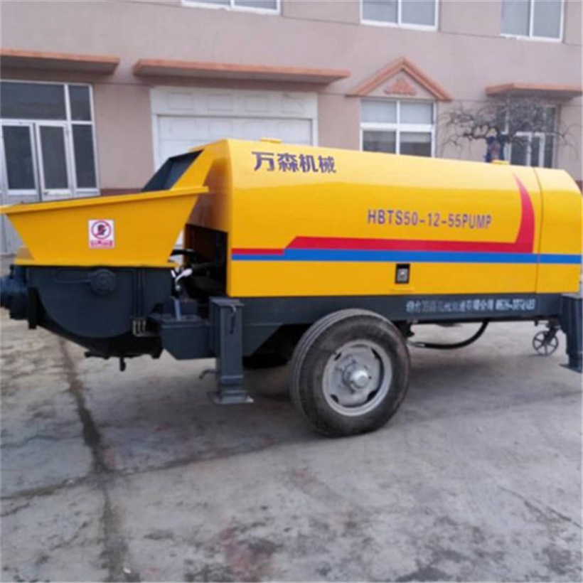 50型细石泵 混凝土泵罐车 细石泵厂家 50型电机混凝土拖泵