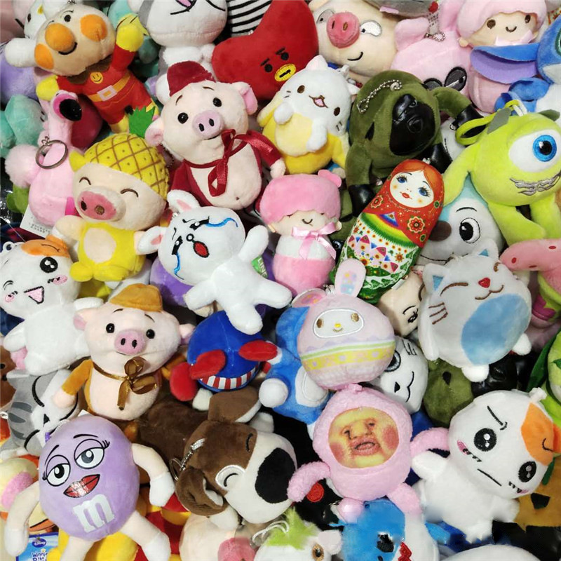 Oso lindo celebración flor muñeca colgante felpa pareja muñeca escuela adornos pequeños accesorios llavero al por mayor