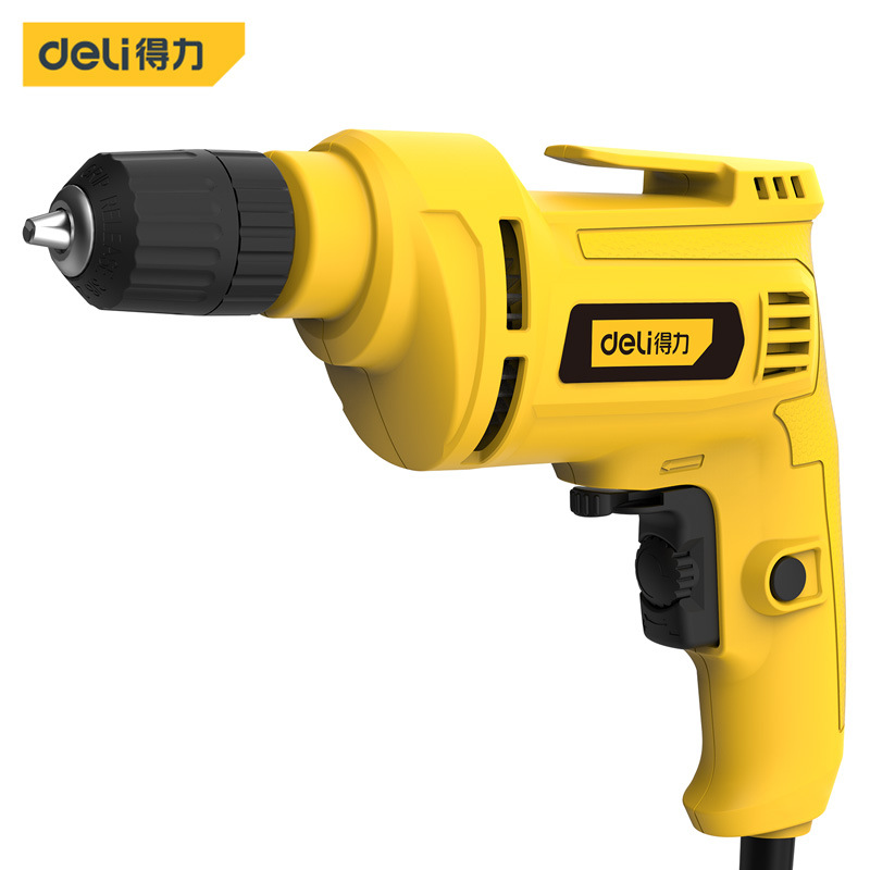 得力500W手电钻DL601500电转家用电动螺丝刀工具手枪钻小型