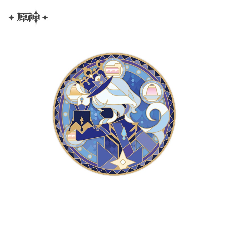 正規版ミハ遊原神バッジバーアクリルペンダント立牌パイルバッジウェンディ鐘離バッジ