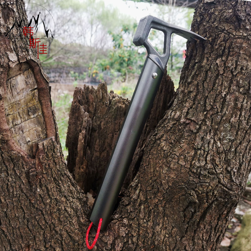 登山锤铝合金野营锤帐篷天幕地钉锤多功能锤求生安全不锈钢锤子