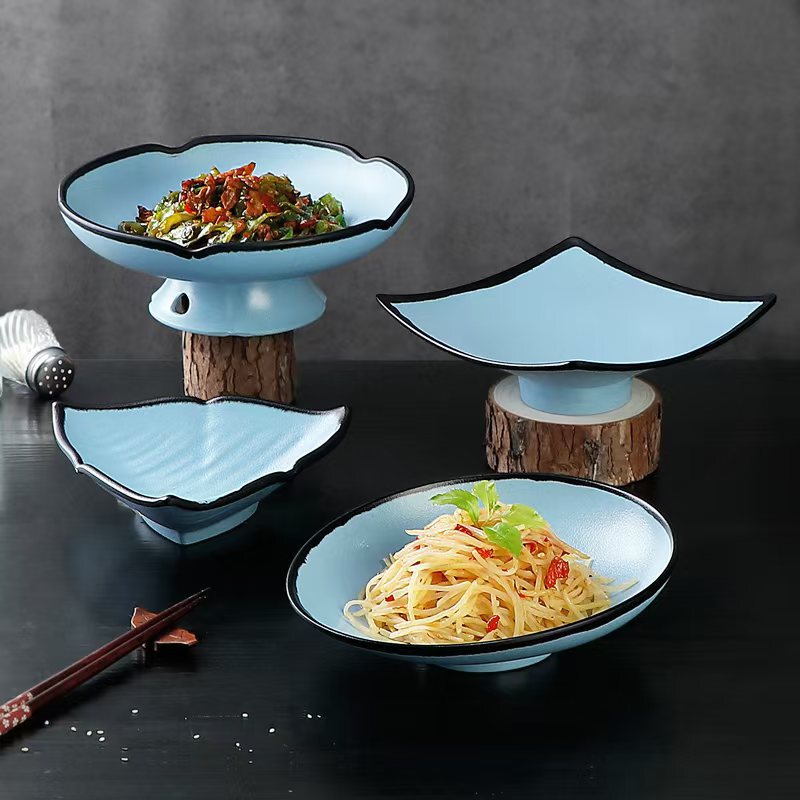 Tall Cold Dish Plate, Cold Dish Display Plate, Snack Plate, Tableware, Restaurant Hotel Melamine Stir-Fry Plate, High-End Tall Cold Dish Plate, Cold Dish Display Plate, Snack Plate, Tableware, Restaurant Hotel Melamine Stir-Fry Plate, High-End