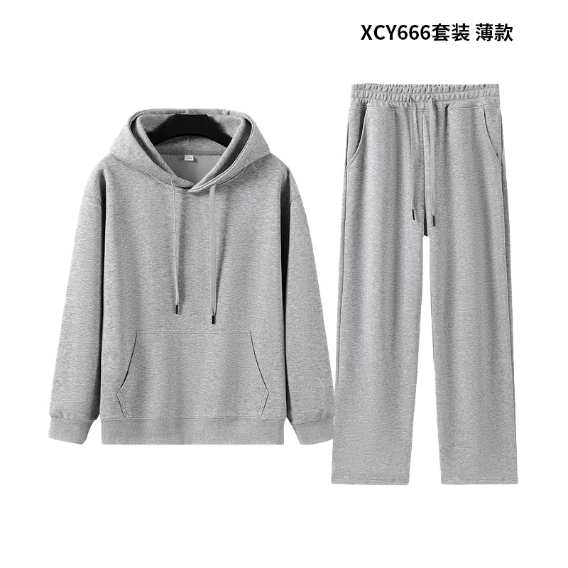 Otoño y invierno para correr ropa deportiva un conjunto completo de camisas con capuzas dos piezas personalizadas de hombres de otoño conjunto completo de combinación