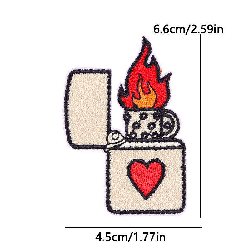 7g Weight Clothing Sticker Patches Classification 1 Piece Quantity Embroidery thread Material Letter Pattern Cute, Classic Style Style 1 Piece Cute Classic Style Letter Embroidery Thread Clothing Sticker Patches 7