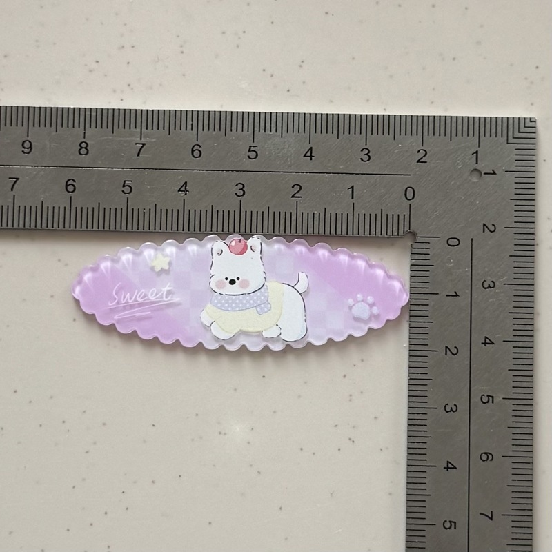 新しいカラフルな二層ウエストハイランド子犬アクリルアクセサリー弓水滴ジュエリー DIY 手作り材料|undefined