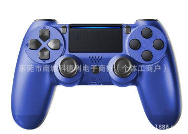 Manejador de juegos p4 explosivo transfronterizo Versión europea y americana Manejador de juegos P4 de seis ejes para computadora Manejador de juegos inalámbrico Bluetooth p4