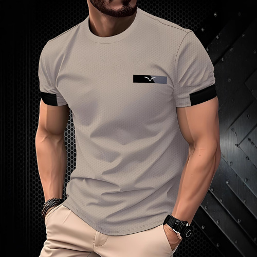 Summer Men's Los Angeles Casual Fashion Simple Trendy 3D Print Short-Sleeve T-Shirt Top
