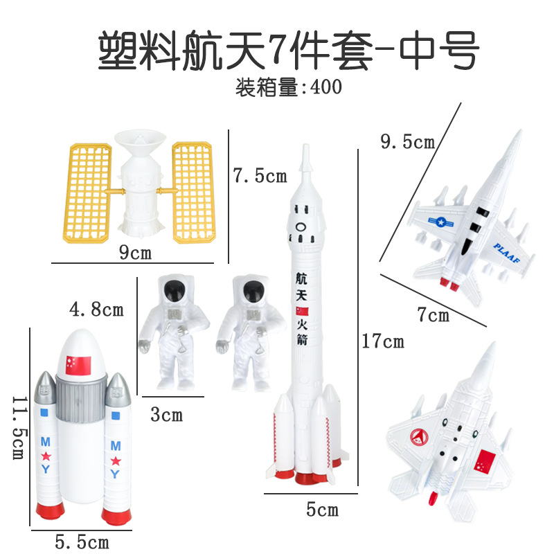 宇航员蛋糕装饰摆件插件星球玩具航天飞机太空人火箭生日烘焙配件