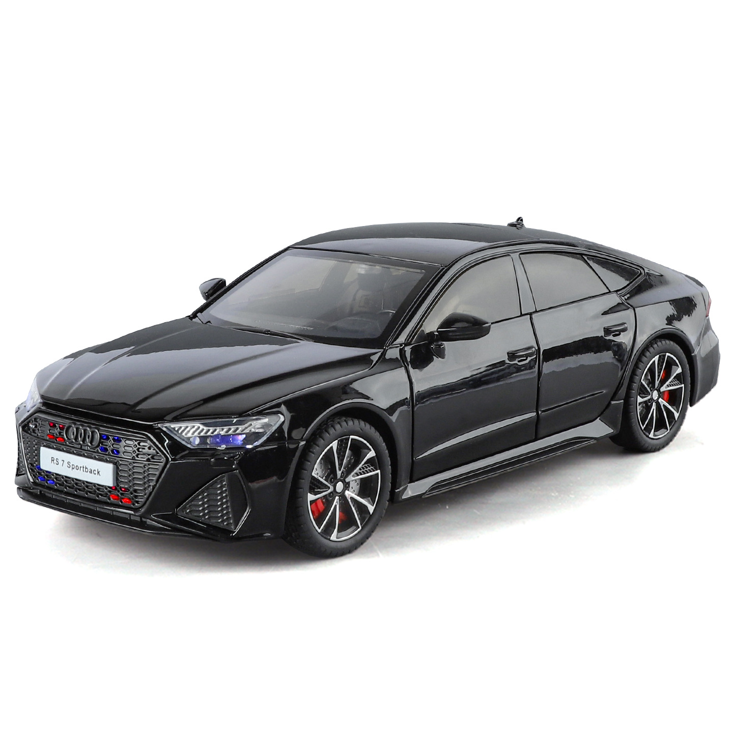 Auténtico 1: 24 Audi RS7 explosión modelo de automóvil de aleación retroalimentación Internet café escritorio de moda juguete adornos juguetes de hombre grande