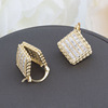 Double-sided women's fashionable sophisticated earrings, light luxury style