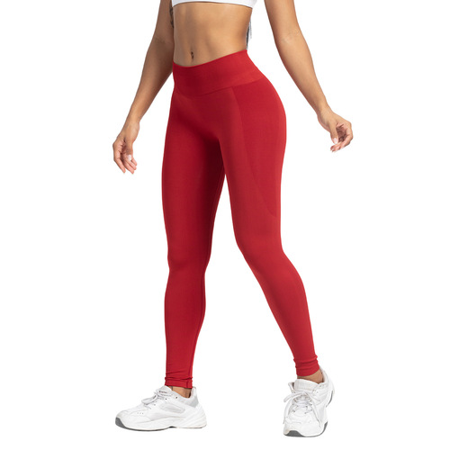 European and American new running sports fitness pants seamless hip-raising high-waisted belly-control peach pants elastic yoga pants for women