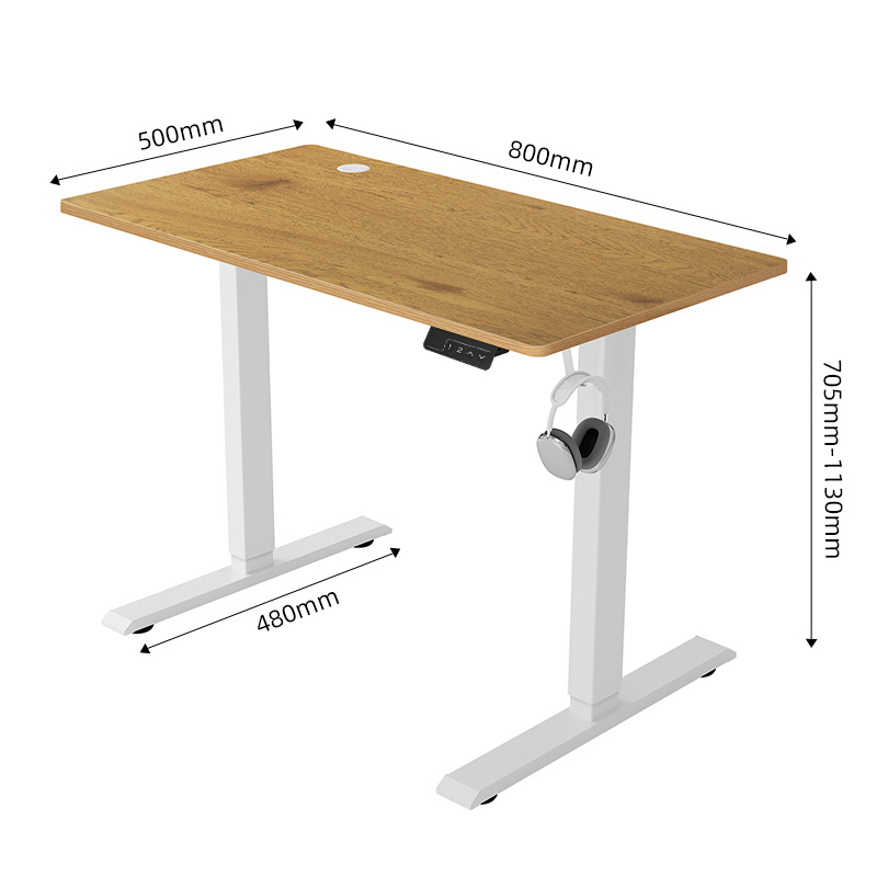 Mesa de elevación eléctrica Mesa de computadora Mesa de escritorio sentada de pie Mesa de escritorio de motor único Mesa de elevación eléctrica Mesa de elevación