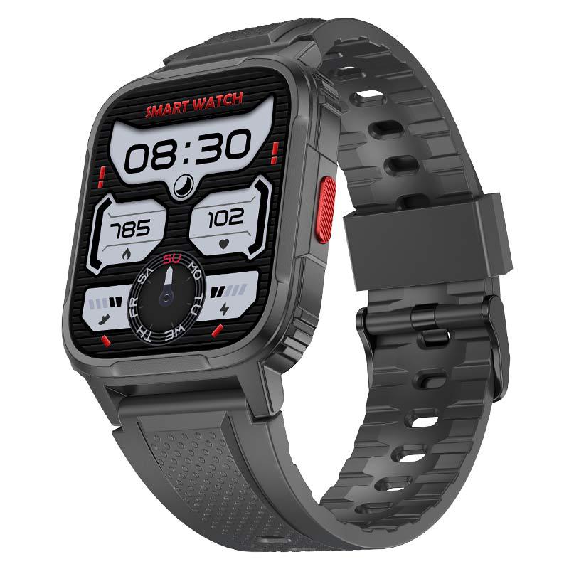 2024 New Smart Watch Outdoor Three-Anti 3M Waterproof Cross-Border Bluetooth Calling Fitness Band Heart Rate and Blood Oxygen Monitoring