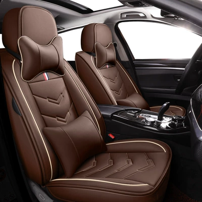 Seat cushion, seat cover: Seat Cushions, Nappa Leather Seat Covers - charming-coffee-deluxe-edition