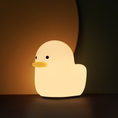 ダーティーダック シリコン製 パッティングライト USB充電式 赤ちゃん 授乳 目に優しい ナイトライト 寝室 ベッドサイド 睡眠用 LED テーブルランプ