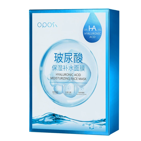 Face mask with hyaluronic acid, 10 pieces