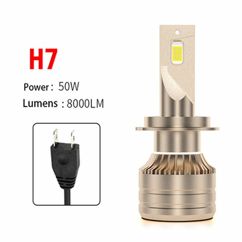 H1 H3 H7 faro LED del automóvil bombilla láser ultra brillante H4 lente de teleproximación convertida en faro image 2