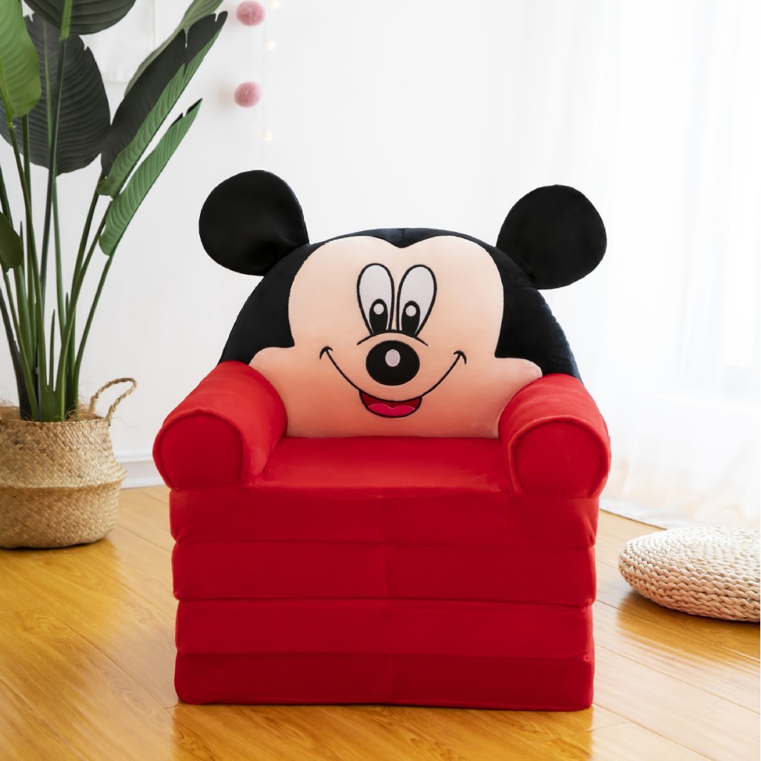 Sofá plegable para niños nuevo al por mayor creativo jardín de infantes bebé asiento plegable regalo de estudio siesta sofá cama